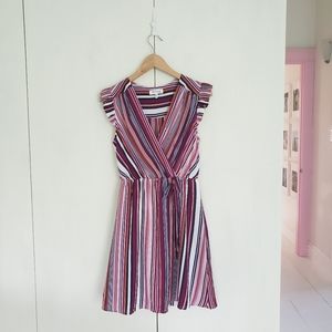 Monteau Los Angeles Stripped Dress M